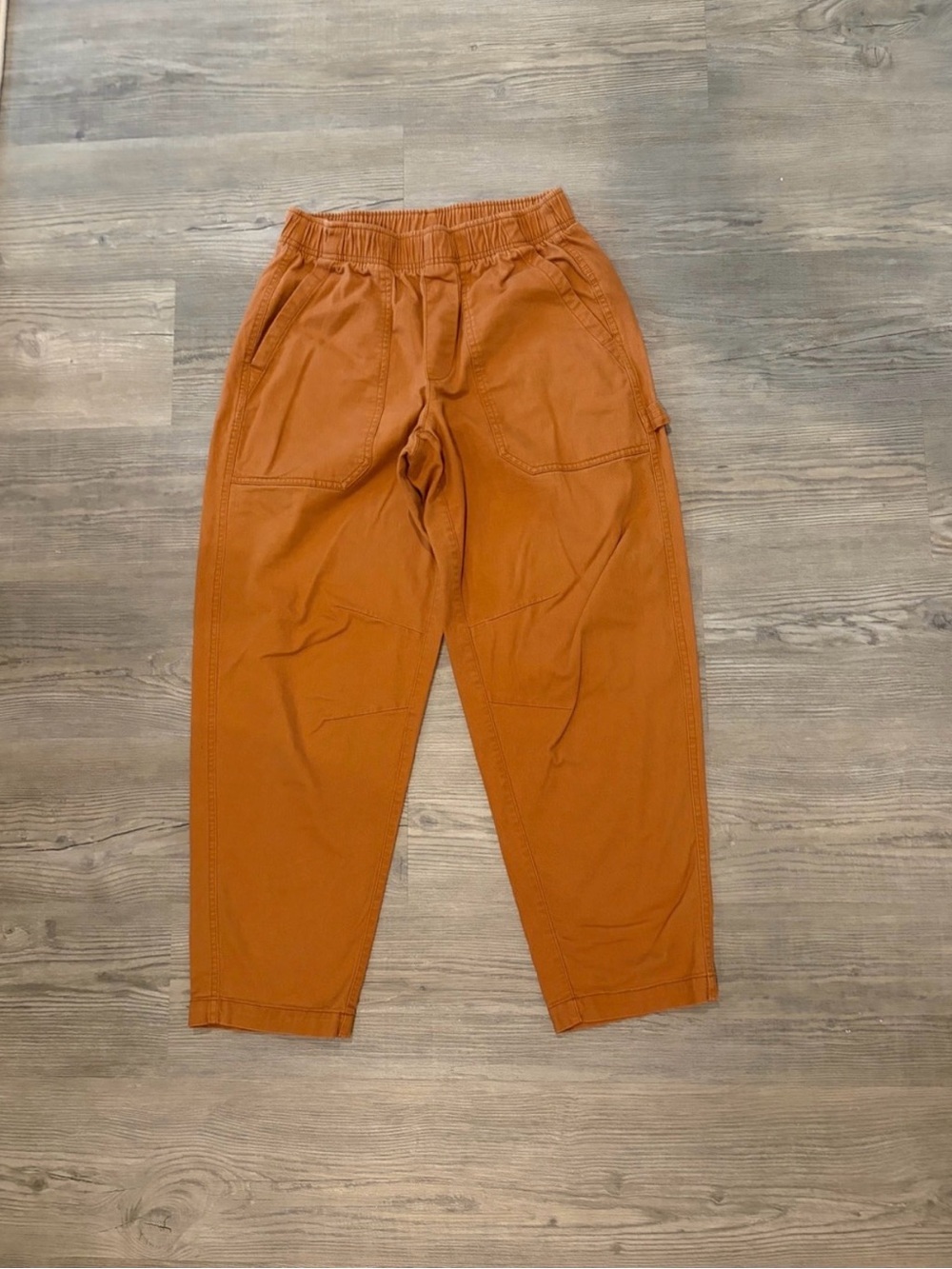 Old Navy Women's Rust Orange Cropped Cargo Pants